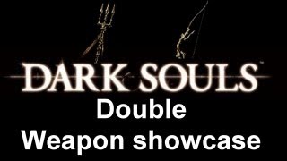 Dark souls Double weapon showcase Channelers trident amp Darkmoon bow [upl. by Genna]