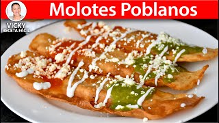 MOLOTES POBLANOS  Vicky Receta Facil [upl. by Anselm138]