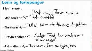 Lønn og feriepenger [upl. by Titus586]