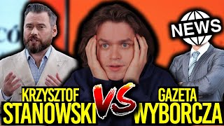 AWIĘC OGLĄDA STANOWSKI VS GAZETA WYBORCZA [upl. by Dnalyr]