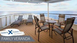 Celebrity Summit  Family Veranda Stateroom Full Walkthrough Tour amp Review 4K [upl. by Holleran]