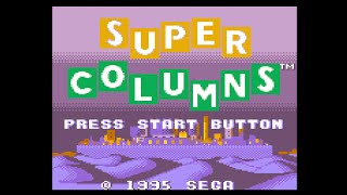 Super Columns Game Gear Playthrough [upl. by Belac325]