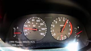 Nissan 300ZX NA Acceleration and 060 [upl. by Amzu]