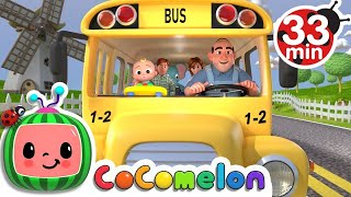 Wheels on the Bus  More Nursery Rhymes amp Kids Songs  CoComelon [upl. by Boys]