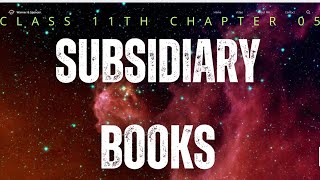 Subsidiary Books lecture 01 👉Simple cash book l Class11th [upl. by Joell]