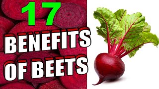 17 Powerful Health Benefits of Beets  BEETROOT CURES FOR THE BODY [upl. by Aicirtan]