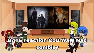 GATE reaction CoD WaW Nazi zombies part 1 [upl. by Newmark]