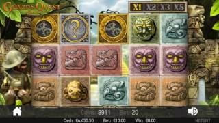 Gonzos Quest Slot  Free Spins Bonus amp Super Big Win [upl. by Maddalena]