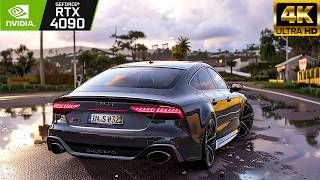 Audi RS7 PC RTX 4090 Ray Tracing ULTRA Realistic Graphics 4K Forza Horizon 5 [upl. by Ennairoc]