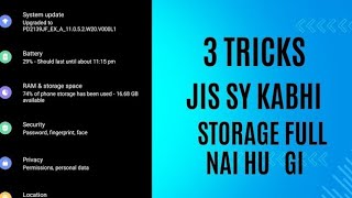 Phone Storage Khali kaise kare Bina kuch delete kiye  Fix Storage Full Problem  Storage Problem [upl. by Lester]