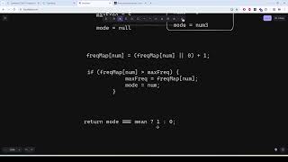 Coderbyte  Mean Mode  Easy  Solution with JavaScript [upl. by Justen479]