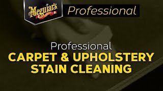 How to Professionally Remove Stains amp Clean Carpet amp Upholstery with Meguiar’s [upl. by Enomal]