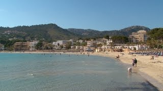 Mallorca  Paguera  HOTEL HSM LINDA PLAYA  Beach  Strand  Playa  Majorca island [upl. by Idarb217]