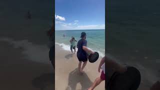 Matthew Tkachuk took the Stanley Cup for a dip in the ocean nhlintrend [upl. by Calvano707]