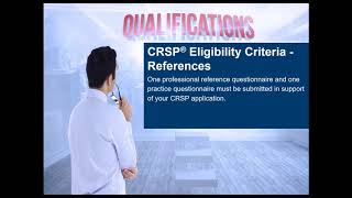 BCRSP Certifications Overview  Becoming a CRSP or CRST [upl. by Yule822]