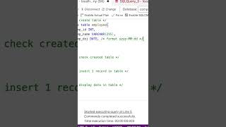 How to Create Database in SQL short sql datascience machinelearning mssql mysql sqlbasics [upl. by Namref1]