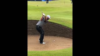 Dustin Johnson Plays the 520Yard Par5 Fifth Hole at Hoylake  TaylorMade Golf [upl. by Cher]