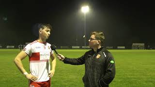 Armagh GAA TV spoke with Carrickcruppen Jack Cunningham following their victory over Grange [upl. by Nesyla129]