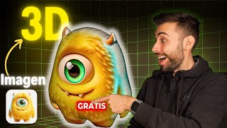 Convierte una IMAGEN a un modelo 3D por IA GRATIS 🤯 Tutorial Fácil con las TOP 4 [upl. by Aihseit318]