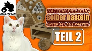 🔥Katzenspielzeug selber basteln  Unter 1 €  Teil 22  Diy Katzenspielzeug Hacks  Fummelbrett [upl. by Lavud]