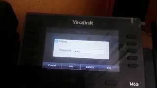 Yealink T46G Factory Reset [upl. by Inverson666]