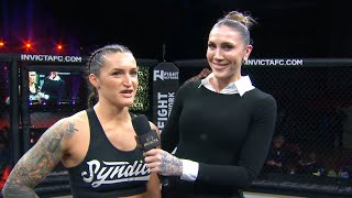 Invicta FC 58 Shanna Young PostFight Interview [upl. by Skye500]