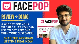 FacePop Review  Demo – A widget for your website you can use to get personal with your customer [upl. by Lainahtan750]