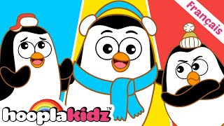 🐧 The Penguin Song 🐧  Le chant du pingouin  Comptines Et Chansons  HooplaKidz Français [upl. by Eberto]