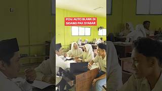 Auto blank di sidang Pak Syabar fypシ゚viral maths learning video fyp [upl. by Amsirahc]