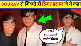 Sourav Joshi Vlogs and Triggered insaan unfollow Mater। Sourav Joshi Vlogs meet triggered insaan [upl. by Cinimmod]