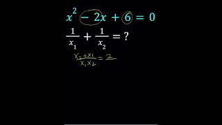 Solving Problems With Vietas Formulas math algebra polynomials [upl. by Faubert]