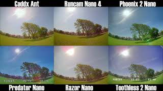 Testing Nano FPV Cameras 2021  Runcam Caddx Foxeer [upl. by Haidej]