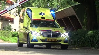 240716 A1 verschillende Eklasse ambulances en Sololance met spoed in Utrecht [upl. by Nich]