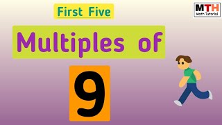 First five multiples of 9  Multiples of 9 [upl. by Ruprecht48]