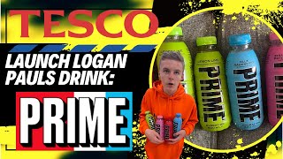 TESCO LAUNCH LOGAN PAUL’S PRIME [upl. by Raoul310]