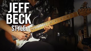 Jeff Beck style guitarsolo [upl. by Nel]