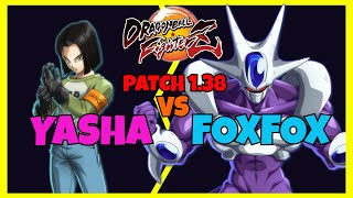 DBFZ  YASHA vs FOXFOX Gogeta Blue Vegito Blue Android 17 vs Gogeta Blue Vegito Blue Cooler [upl. by Letsyrhc]