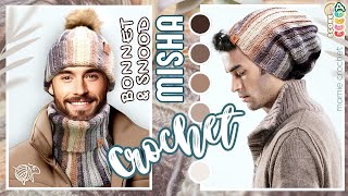 ❄️EN MOINS DE 2 H  BONNET  SNOOD Misha MIXTE ET TOUTES TAILLES  💗 𝐂𝐑𝐎𝐂𝐇𝐄𝐓 𝐅𝐀𝐂𝐈𝐋𝐄 𝐌𝐚𝐦𝐢𝐞𝐂𝐫𝐨𝐜𝐡𝐞𝐭 [upl. by Graham234]