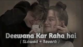 Deewana kar raha hai  Slowed  Reverb song  Lofi songs music [upl. by Anircam]