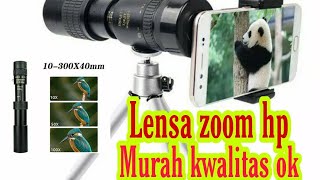 Lensa tele hp Zoom terbaik 4k 1030x40 murah [upl. by Bolten171]