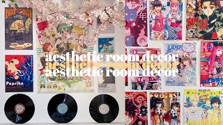 affordable aesthetic room decor ✰ cow door anime prints amp where to buy posters [upl. by Sone]