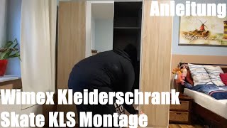 Wimex Kleiderschrank Drehtürenschrank Skate KLS Montage Anleitung [upl. by Einhapets]