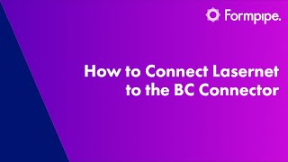 How to Connect Lasernet  Lasernet BC Connector [upl. by Ettezil]