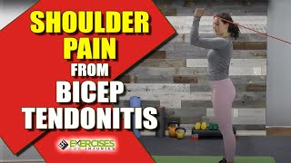 Shoulder Pain from Bicep Tendonitis [upl. by Clinton619]