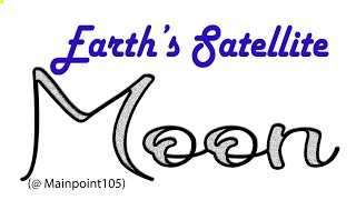 Earths Satellite Moon  GEOG  211 introduction to Geography  4th semester Punjab university [upl. by Nylsej297]