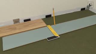 Laminate flooring  Twin Clic installation [upl. by Adnawuj522]