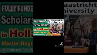 Maastricht University Scholarships in Holland 20252026 Fully Funded [upl. by Ahseinaj]