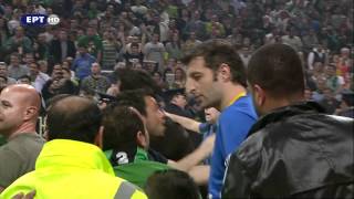 panathinaikos  maccabi tel aviv 542012 playoff 5th game oaka final moments [upl. by Penthea568]