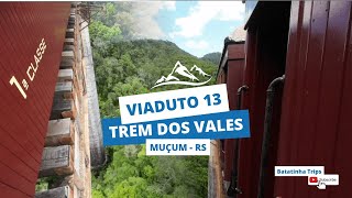 Viaduto 13  Trem dos Vales  MuçumGuaporé viaduto13 tremdosvales abpf ferroviadotrigo [upl. by Senga502]