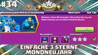 CLASH OF CLANS MondneujahrHerausforderung SCHNELLE 3 STERNE  Jason [upl. by Noied]